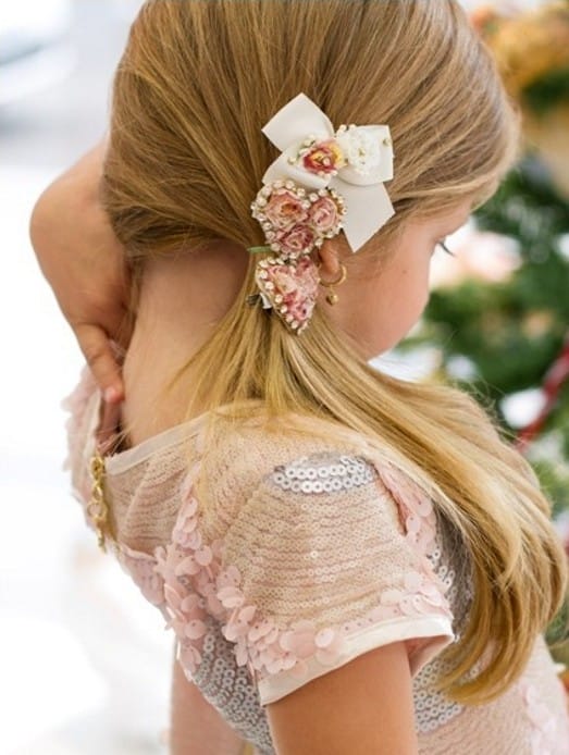 penteado simples pra formatura infantil