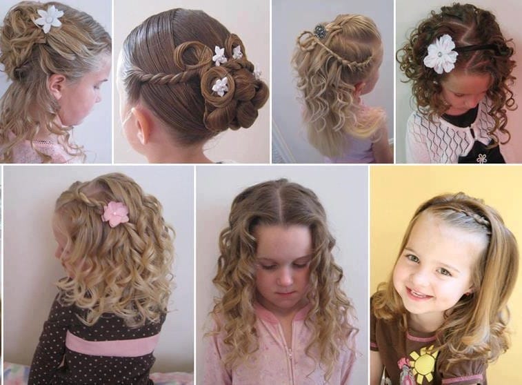 Penteado Infantil Simples Fácil e Rápido para Cabelos Cacheados