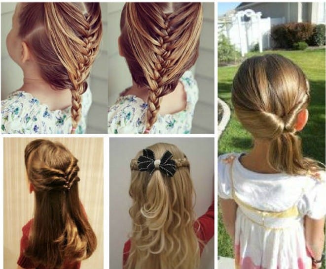 PENTEADO INFANTIL PARA CABELOS CACHEADOS - SIMPLES COM TRANÇAS 